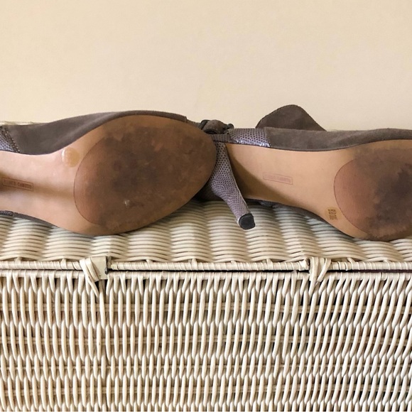 Vince Camuto Ankle Suede Heels - Picture 5 of 5